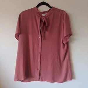 PLUS SIZE Loft Tie Top